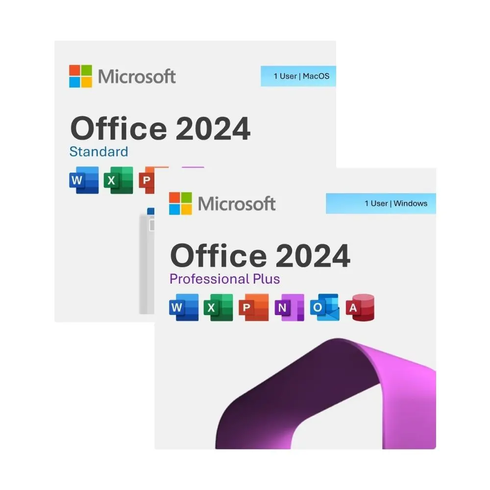 Office 2024 Standard for MAC + Office 2024 Pro Plus for Windows Bundle