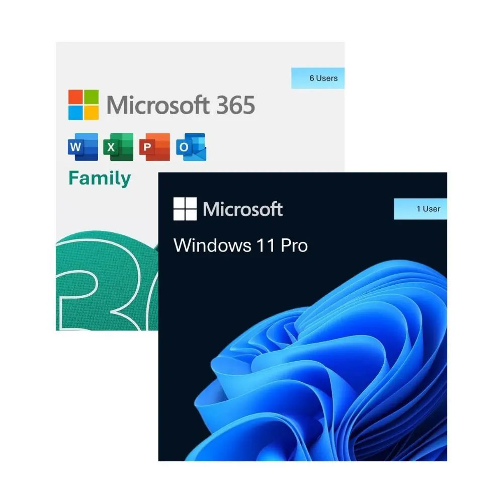 Microsoft 365 Family + Windows 11 Pro Bundle