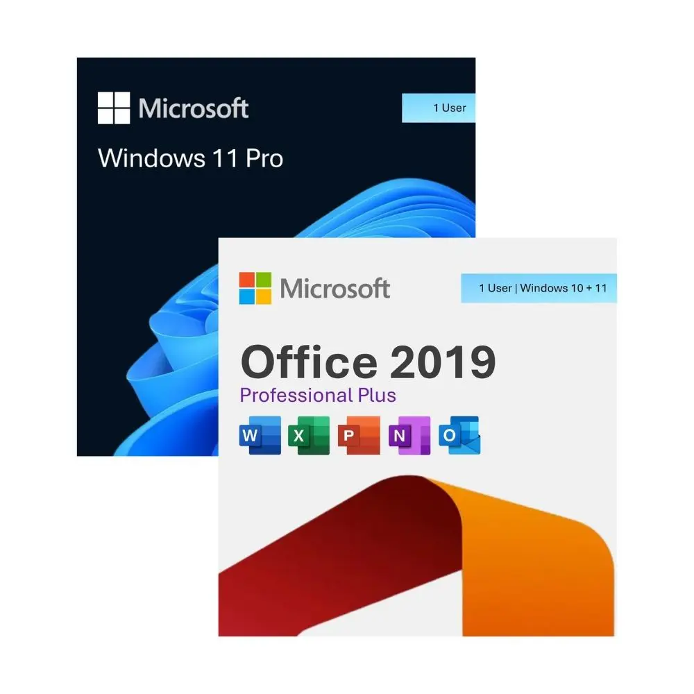 Windows 11 Pro + Office 2019 Pro Plus Bundle